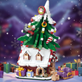thumbnail image 2 of Christmas Tree Building Block Set for Adults, Mini Building Blocks with 1105Pieces Tree House Mini Building Blocks for Gifts & Decoration, 2 of 6