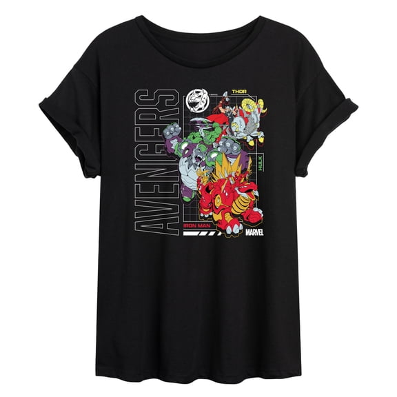 Marvel - Avengers Mech Schematic Women's Relaxed Fit T-Shirt