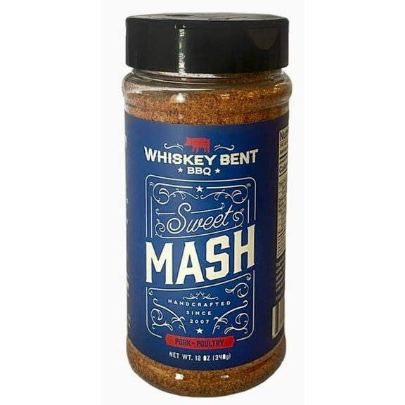 Whiskey Bent BBQ - Sweet Mash Pork & Poultry Rub - 12.0 oz