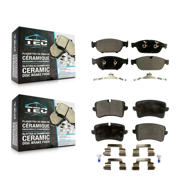 TEC Front Rear Ceramic Brake Pads Kit for Car Audi A6 Quattro A7 A8 KTC-100244