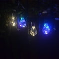 thumbnail image 3 of Outdoor Colorful Solar Powered LED Light Bulb Party Garden Yard Hanging Lamp, 3 of 7