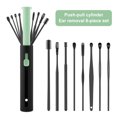 thumbnail image 1 of 8Pcs/Set Ear Picking Spoons Multifunctional Anti-rust Easy to Clean Eco-friendly Reusable Ear Care Portable Stainless Steel Ear Pick Wax Remover Set Children Use, 1 of 8