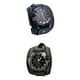 thumbnail image 1 of Reloj de pulsera ancho Salvador Punk Vintage PU cuero Romano, 1 of 10