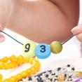 thumbnail image 4 of 200Pcs Number Beads Acrylic Loose Beads DIY Number Beads Number Loose Beads Bracelet Making Beads, 4 of 9
