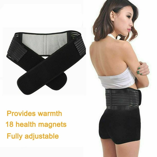 SUNSIOM Back Support Brace Belt Lumbar Lower Waist Double