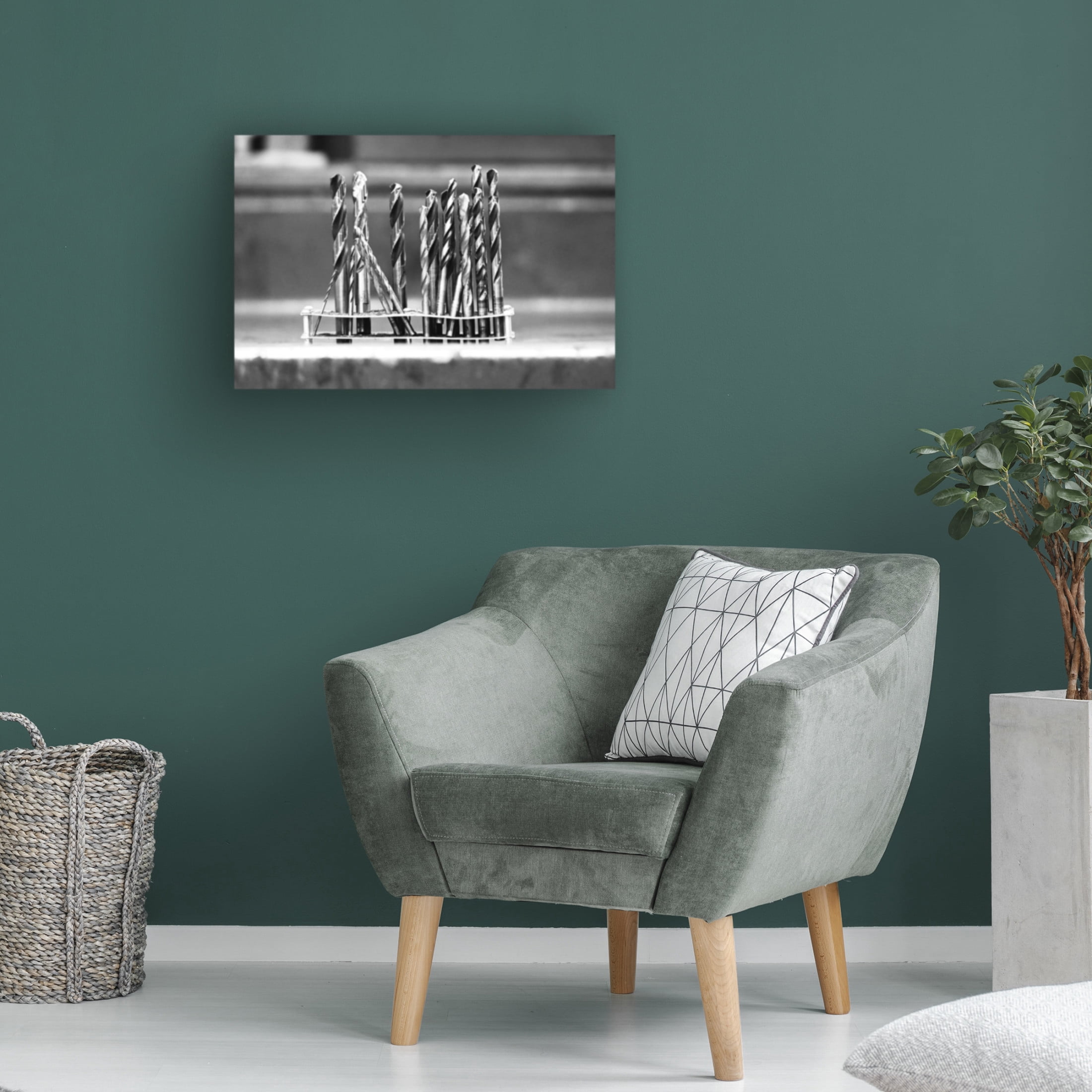 Canvas Wall Art - Clive Branson 'A Set Of Drills' Wall Art for Living Room, Bedroom, or Office Décor by Trademark Fine Art - 32 x 22 Inches