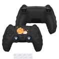thumbnail image 1 of Funda protectora de silicona para mando de PS5, suave, cómoda, con dibujos animados y bonita, con tapa para joystick y accesorios adhesivos para el joystick, 1 of 7