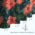 thumbnail image 6 of Pioneer Flower Floral Print Pattern Shower Curtain 36"x72" ,Bathroom Decorative Shower Curtains Set with 12 Hooks,Modern Waterproof Washable Shower Curtain, 6 of 6