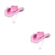 thumbnail image 4 of Sombrero de vaquero clásico Jumpingount Estilo Americano Tela 2Conjunto Rosa, 4 of 6