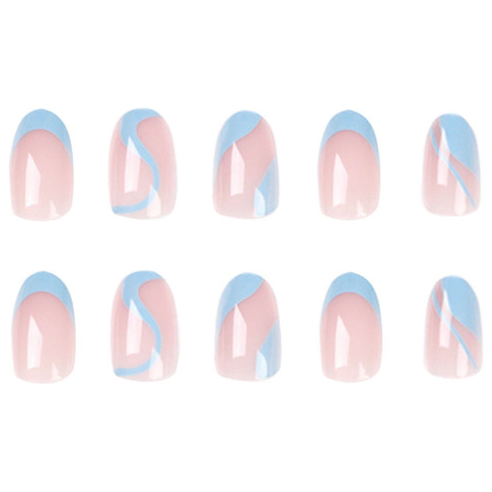 Acrylic Fake Nails Removable Nail Pieces Daily Wear Artificial Nails Nail Art Decorations