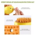 thumbnail image 5 of Frogued Pet Massage Comb Steamy Cat Dog Grooming Brush 3-in-1 Self-Cleaning Shedding Brush Pet Supplies for Dog Cats Yellow*1pc, 5 of 10