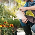 thumbnail image 5 of 1L Long Spout Metal Watering Can, Garden Sprinkling Can for Indoor & Outdoor Plants, Lawn & Gardening Use,Beige, 5 of 7
