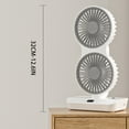 thumbnail image 3 of UttpKLBx Portable Air Conditioner Battery Operated Outdoor Fan Household Small Conditioning Fan Mini Bedroom Air Conditioner, Great Gifts for Men Women (white), 3 of 9