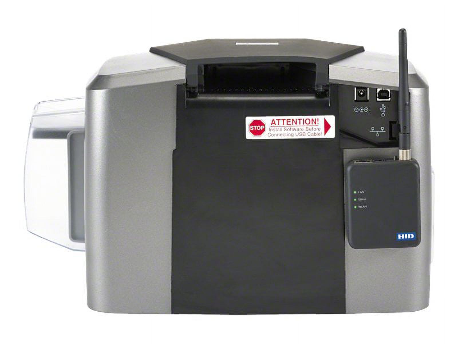 Fargo DTC1250e Single Sided Dye Sublimation/Thermal Transfer Printer - Color - Desktop - Card Print - image 3 of 3