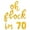 Gold, variant on Cursive Script Letter Balloons - OH FLOCK IM 70 16" Inch Alphabet Letters Foil Mylar Balloon 70th Birthday Party Banner (Rose Gold)