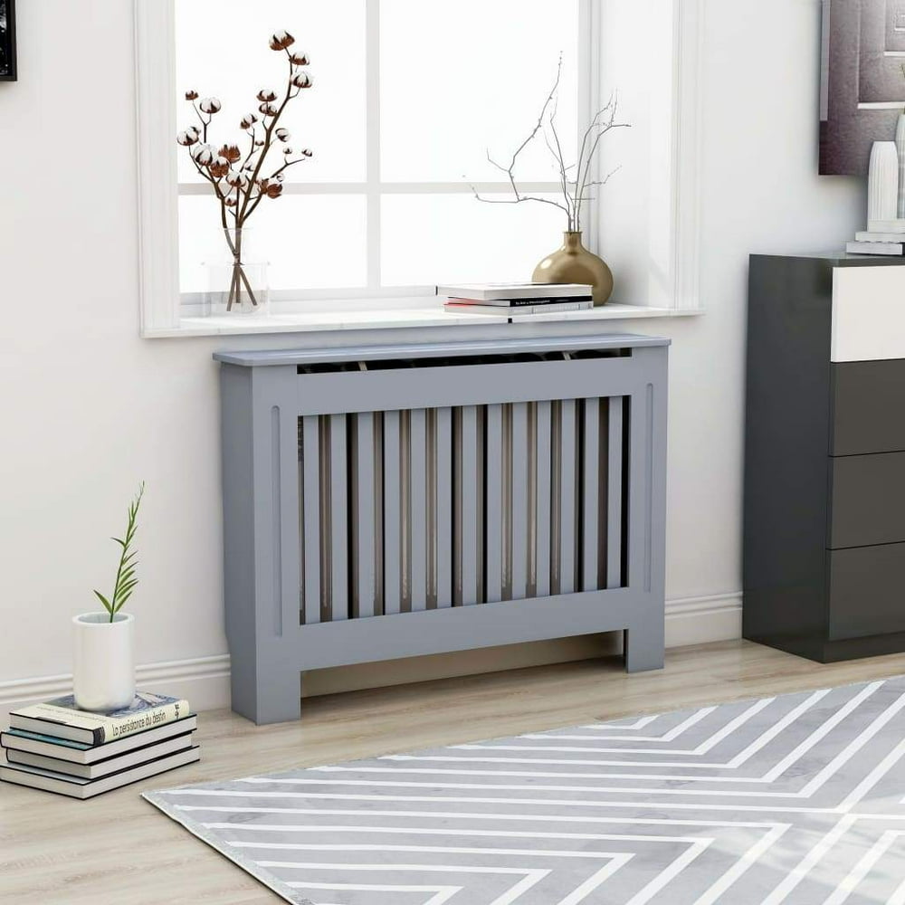 vidaXL Radiator Cover MDF Heater Heating Shelf Multi Sizes