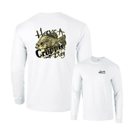 - Have A Crappie Day Panfish Funny Fishing Long Sleeve T-Shirt