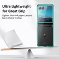 thumbnail image 4 of Compatible Motorola Razr Plus Case 2023 Green,Motorola Razr+ 2023 Case Slim,Luxury Electroplating Texture Hard PC Transparent Case for Motorola Razr 40 Ultra Case 5G New Moto Razr Plus 2023 Case, 4 of 11