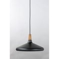 thumbnail image 3 of Maxim 11354WNBK 15 in. Nordic 1 Light Walnut & Black Single Pendant Ceiling Light, 3 of 5