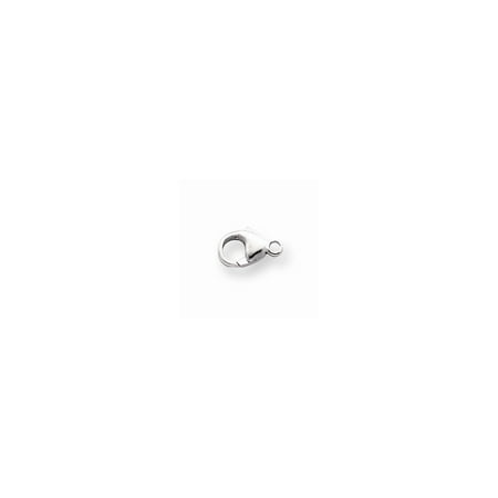 FB Jewels Platinum Standard Weight Tear Drop Lobster Clasp Setting
