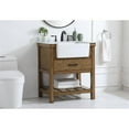 thumbnail image 2 of Elegant Decor Clement 30" Aluminum MDF Single Bathroom Vanity in Driftwood, 2 of 8