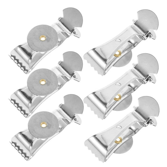 6 Pcs Hooks Tarp Fasteners Curtain Sawtooth Clip Keep Accessories Organized