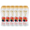 thumbnail image 2 of Silk Color Safe Shampoo and Conditioner with Berry Extracts: Moisturizing & Strengthening for Dry Weak Hair, Anti-Fade Vibrancy, Shine Boost, Gentle Daily Care, 13.6 fl oz Each, 4 Pack, 2 of 5