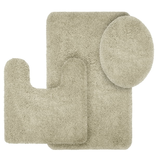 Better Homes Gardens Nylon Thick Plush 3 Piece Bath Set 20 X 34 Rug Com Plush 3 Piece Bath Set, Better Homes And Garden Bath Rug Sets