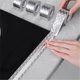 thumbnail image 5 of Cinta de papel de aluminio | Pegatina de costura de alta temperatura | Cubierta de hueco de azulejos autoadhesiva | Sello de fregadero de estufa de cocina | Reparación de grietas | 1 Pieza | Fácil, 5 of 7