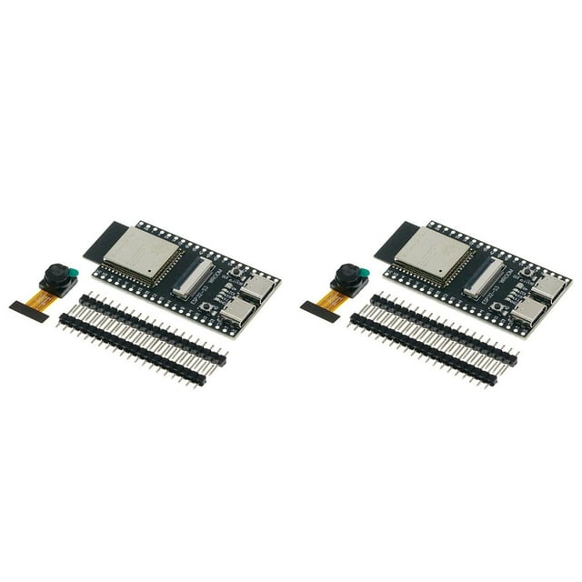 2X Placa de Desarrollo de Cámara ESP32-S3 WROOM N16R8 Módulo de Cámara Bluetooth WiFi Integrado Módulo ESP32-S3-WROOM-1 N16R8 con OV2640
