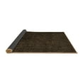 thumbnail image 2 of Ahgly Company Indoor Round Abstract Brown Modern Area Rugs, 5' Round, 2 of 4