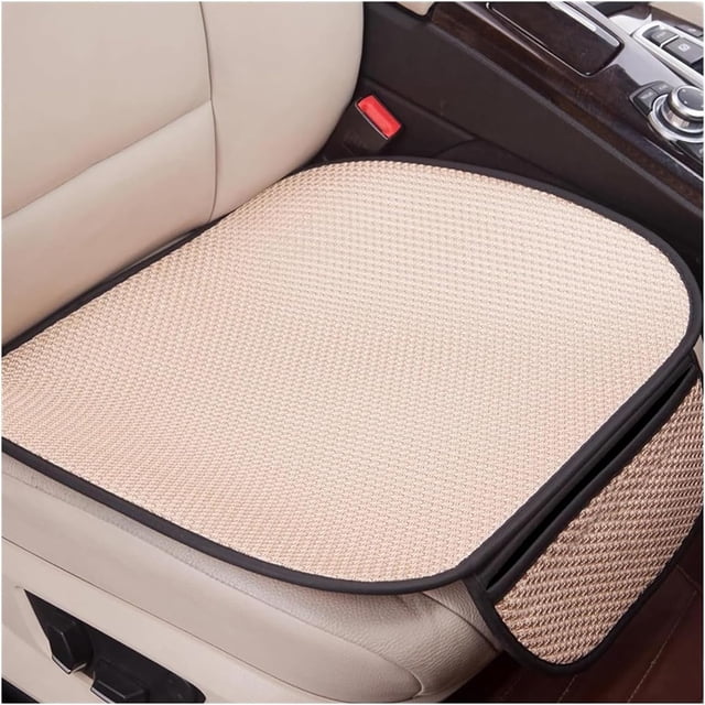 Cojín antideslizante para asiento de coche para verano, transpirable y refrescante, fundas de asiento inferiores para coche, cojines de asiento de coche para conducir, fundas de asiento de coche de al
