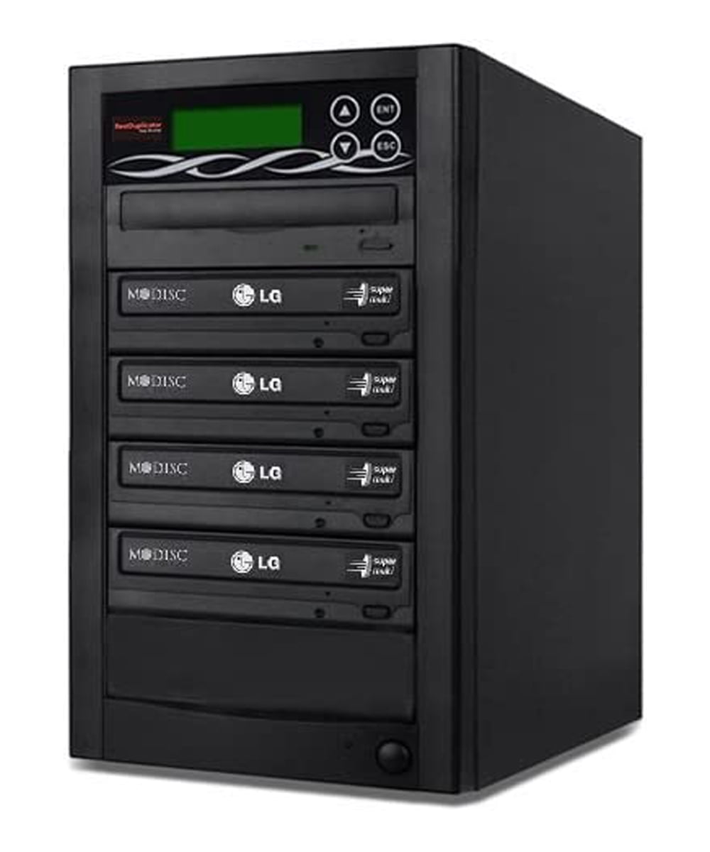 Bestduplicator BDLG4T 4 Target 24x SATA DVD Duplicator with BuiltIn LG Burner (1 to 4