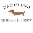 thumbnail image 3 of CafePress - Dachshund Through The Snow Pijamas - Women's Short Sleeve Print T-Shirt and Pants Light Cotton Pajama Set, 3 of 7
