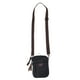 thumbnail image 3 of Bolso bandolera de lona con cremallera para hombre, bolso informal de viaje militar (negro), 3 of 7