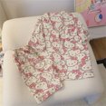 thumbnail image 5 of Sanrios Hello Kitty Ensemble de Pyjamas Courts pour Femmes Pyjamas d'Été Kawaii Dessin Animé Ample Ensemble de Pantalons de Pyjama, 5 of 5