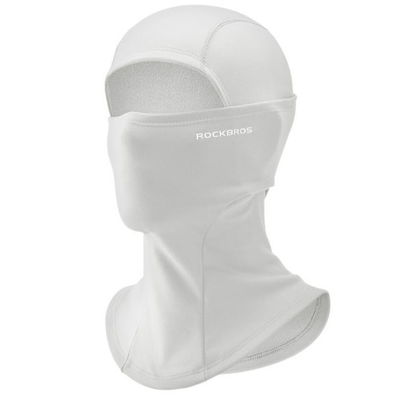 ROCKBROS Winter Windproof Fleece Cycling Head Cover - 300G Elastic Velvet, Warm & Breathable, High-Visibility Reflective Logo, One Size Unisex for Outdoor Sports like Running, Motorcycling, Cold