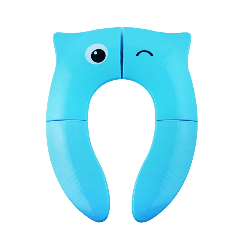 Kids Foldable Baby Potty Pad Cute Cartoon Toilet Seat Children Bedpan