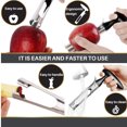 thumbnail image 4 of Removedor De Núcleo Portátil Acero Inoxidable Apple Corer Herramientas Para Frutas Y Verduras Frutas Verduras Corer Remover Herramienta De Cocina Gadget Kearding HA034716-00, 4 of 6