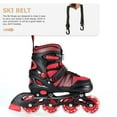 thumbnail image 3 of BESTYASH 2Pcs Roller Skating Boots Leashes Nylon Portable for Skates and Ski Boots, 3 of 7