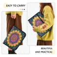 thumbnail image 4 of Accordion File Organizer with Zip Closure 13 Pockets Expanding File Folder Letter A4 Paper Document Organizer for Home Office Colorful Pattern Background Design, 4 of 7