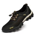 thumbnail image 1 of Zapatos de malla para hombre, zapatos de verano transpirables para vadear, zapatos deportivos casuales para correr a la moda para hombre, zapatos de tela de malla coreana para montañismo, 1 of 6