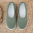 thumbnail image 6 of AUDeals Women's Orthopedic Sneakers, Woven Breathable Walking Shoes with Arch Support and Wide Fit Comfort (Green, 8.5), 6 of 9