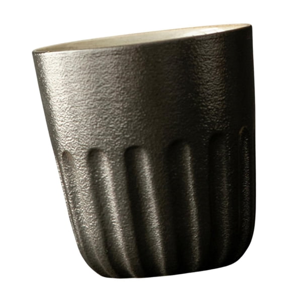 Taza de café Taza de café 220 ml Uso Comercial versátil Adorno de Regalo Taza de café con Leche portátil Taza de té para Oficina Dormitorio Comercial negro