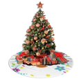 thumbnail image 4 of Falda para árbol de Navidad con encanto, suave y divertida, decoración navideña de granja con cuello para árbol de Navidad de 30", 4 of 4