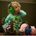 thumbnail image 2 of WALKER’S Youth Children’s Low Profile Lightweight Padded Headband Adjustable Folding Noise-Reducing Hearing Protection Earmuffs, Camo, 2 of 3