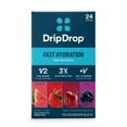 thumbnail image 2 of DripDrop Classic Fast Hydration - Sampler Variety Electrolyte Powder Drink Mix 0.35 oz, 24 Count, 2 of 5