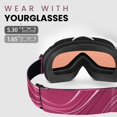thumbnail image 2 of Gafas de Esquí OutdoorMaster OTG para Usar Sobre Lentes con Protección UV100% y VLT28%, 2 of 6