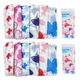 thumbnail image 4 of 12 Pack Shower Cap Women Bath Hat Waterproof Elastic Band Protects Hair Home Lot, 4 of 7