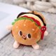 thumbnail image 1 of Juguetes de comida de felpa para niños, Pizza, hamburguesa, patatas fritas, tostadas, perros calientes, decoraciones divertidas, regalos de cumpleaños, colgante de llave de felpa, 1 of 4